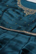 Teal Green Poly Cotton Kalidar Suit Set image number 1